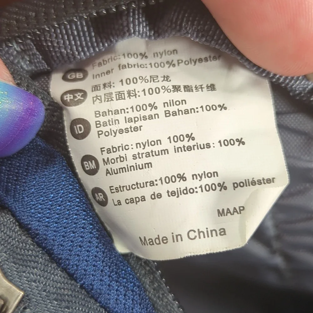 Waterfly EnJoy Your LIfe Blue Fanny Pack Waist‎ Pouch Sling Pack